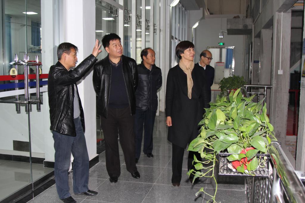 教育部行业工作办公室副主任王国川来乐游棋牌考察指导工作