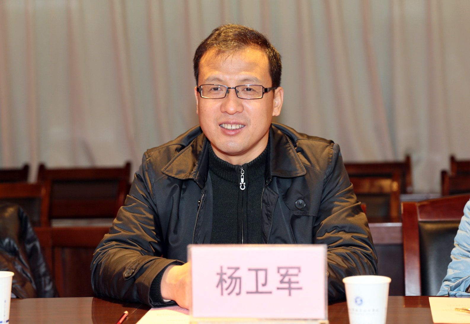 副院长杨卫军介绍乐游棋牌现代学徒制试点情况