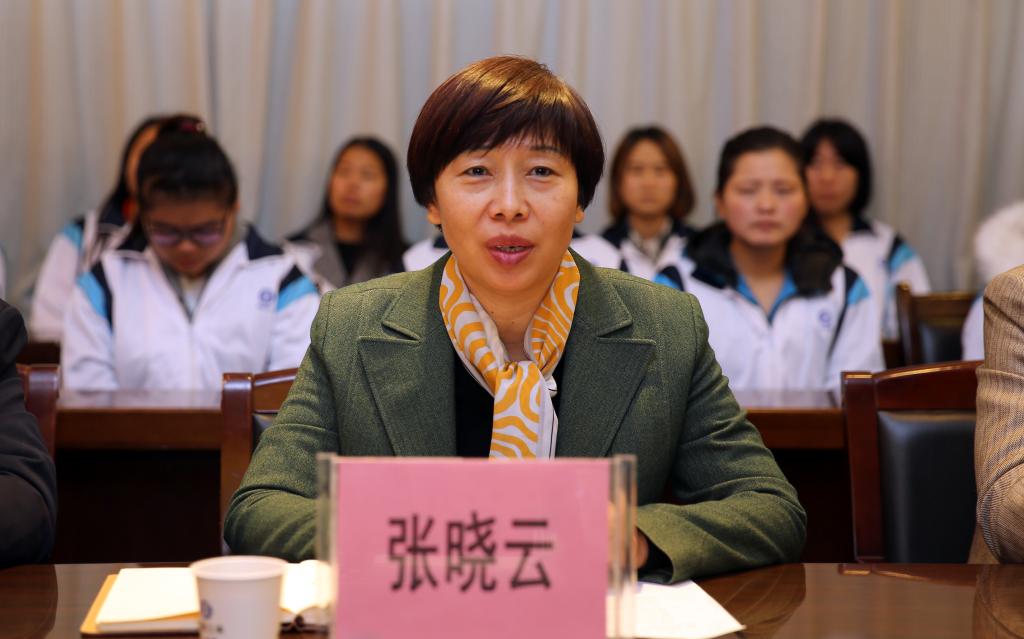 乐游棋牌院长张晓云讲话