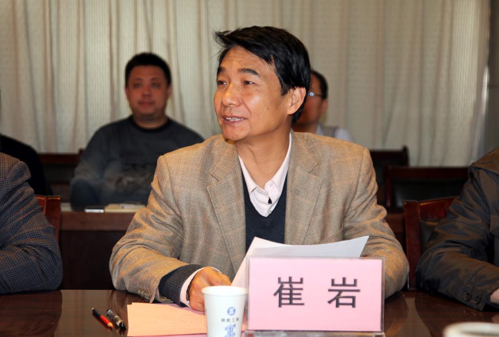 院长崔岩作自查工作汇报