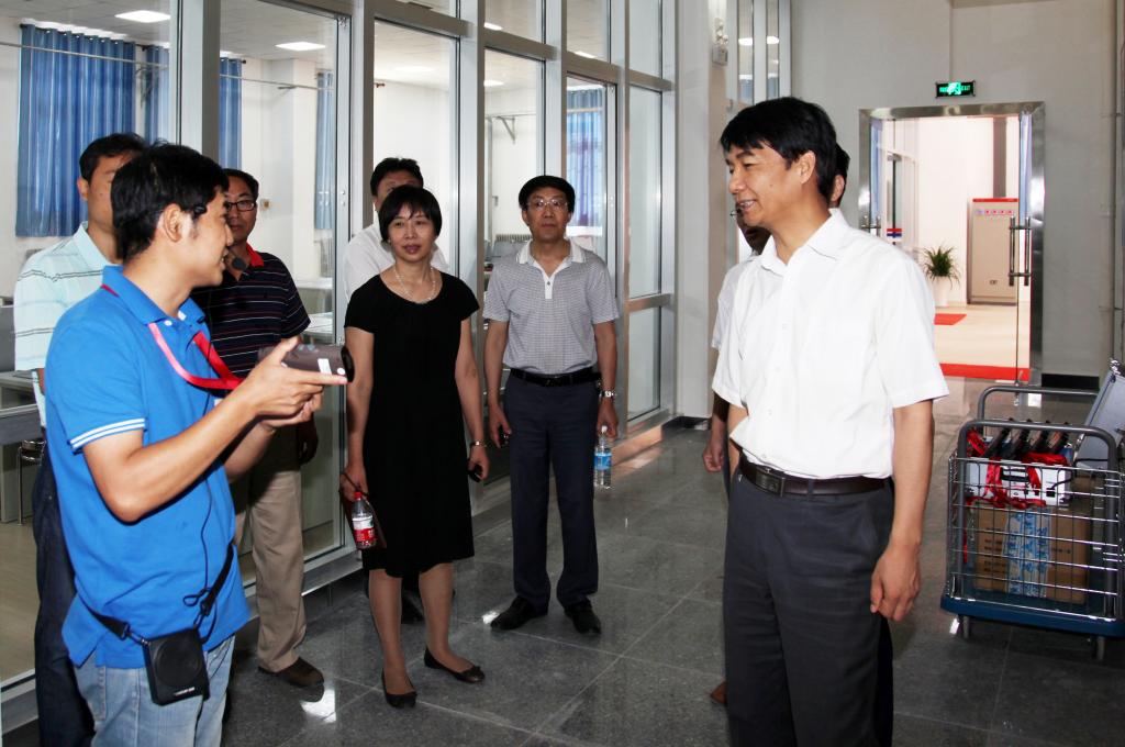 学院领导实地考察土木实训基地项目
