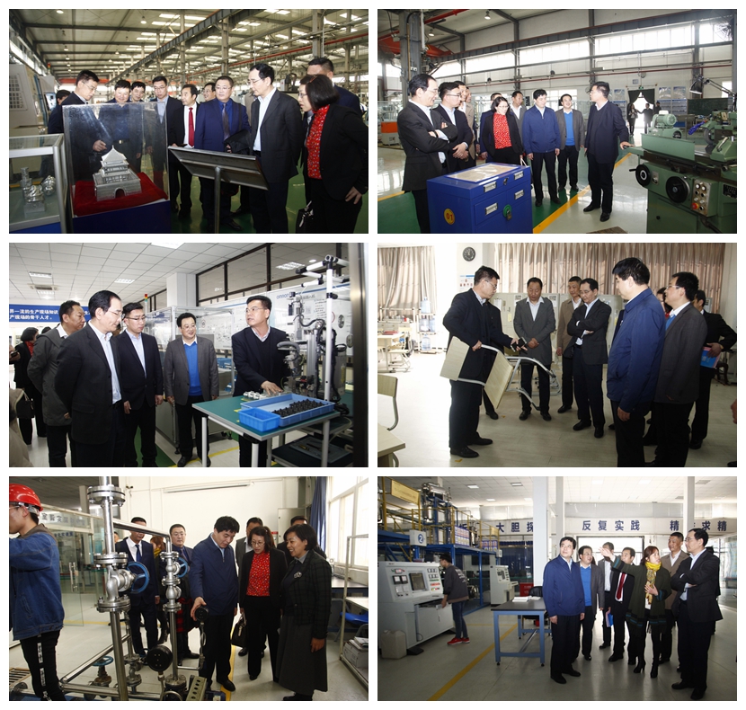 与会领导、嘉宾参观乐游棋牌实训室