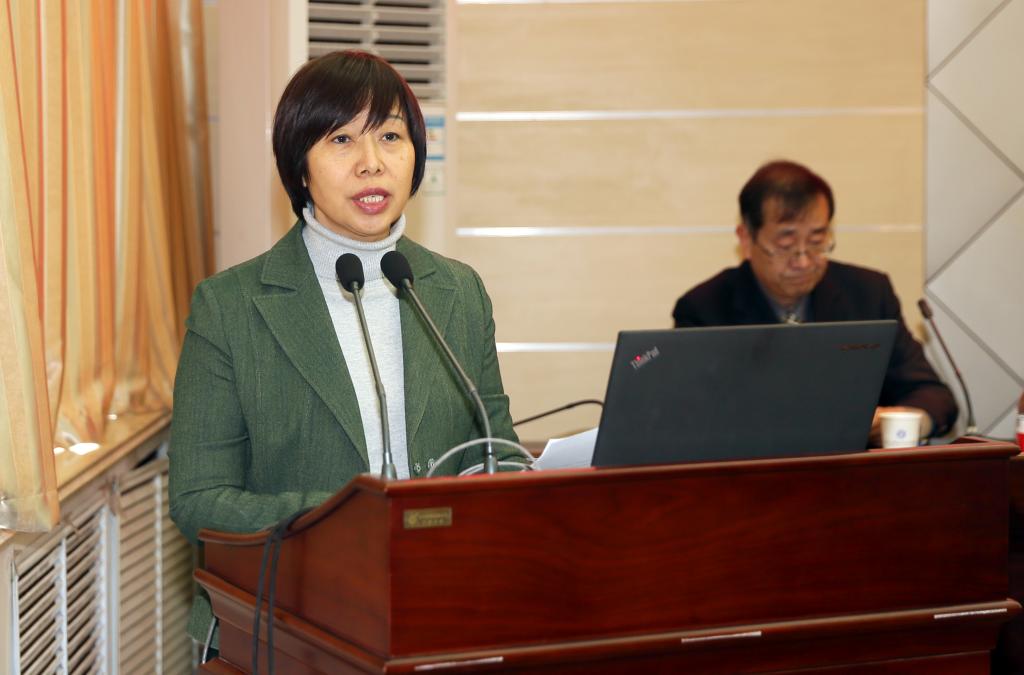 省职教学会副会长、乐游棋牌院长张晓云致辞