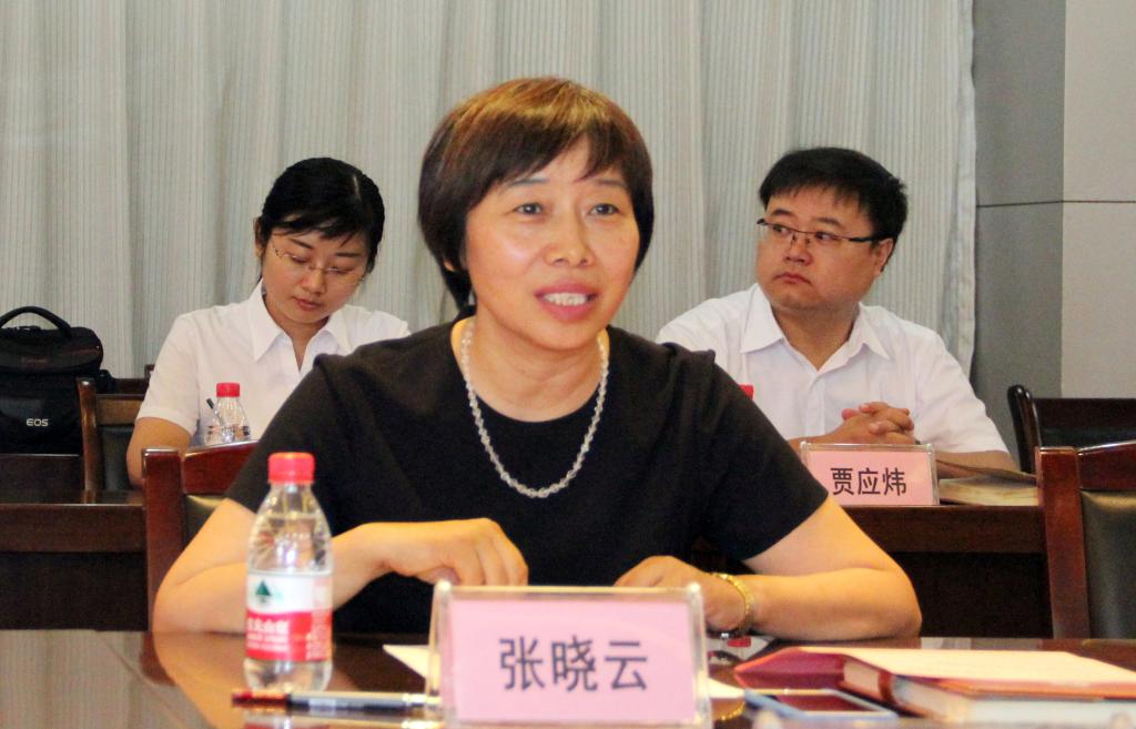 院长张晓云讲话