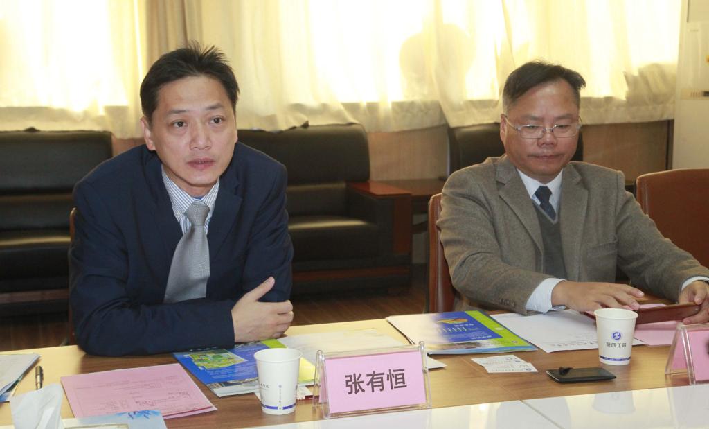 台湾朝阳科技大学助理副校长余文德一行访问乐游棋牌