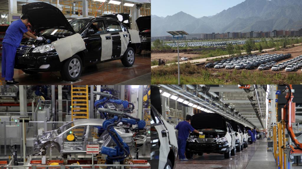 参观比亚迪汽车总装生产线