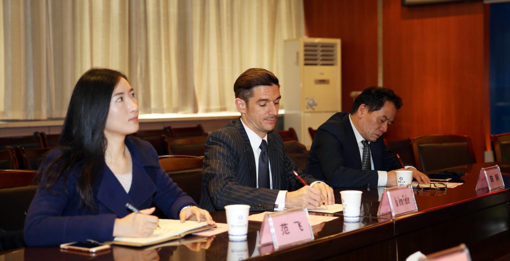 德国BSK国际教育机构执行总裁费康安博士,BSK驻华代表、中国事务专员陈钢先生及助理范飞女士一行