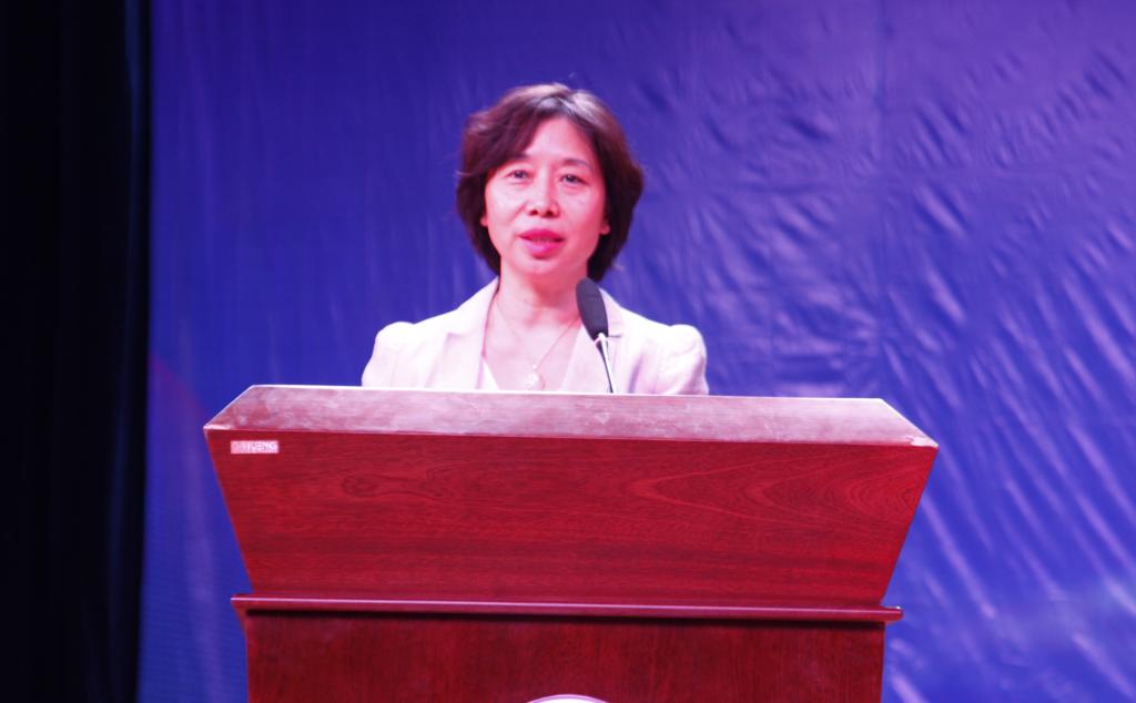 乐游棋牌院长张晓云致辞