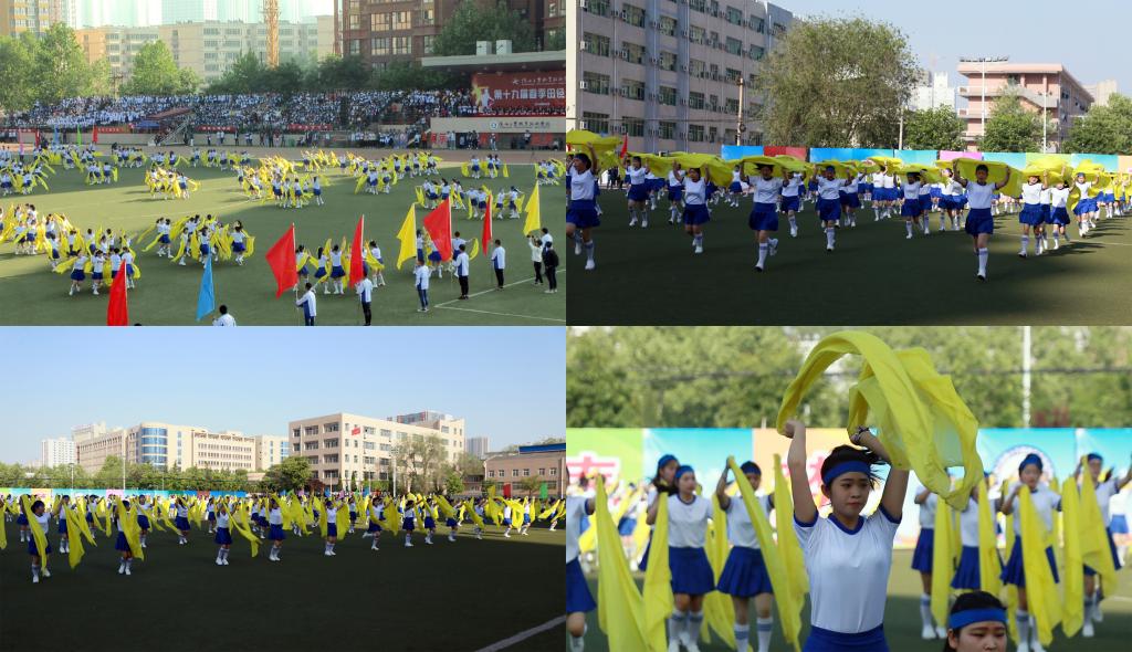 绸子舞表演“舞彩飞扬”