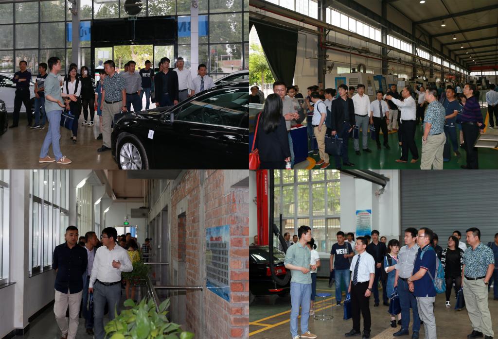 与会嘉宾实地考察乐游棋牌实训基地