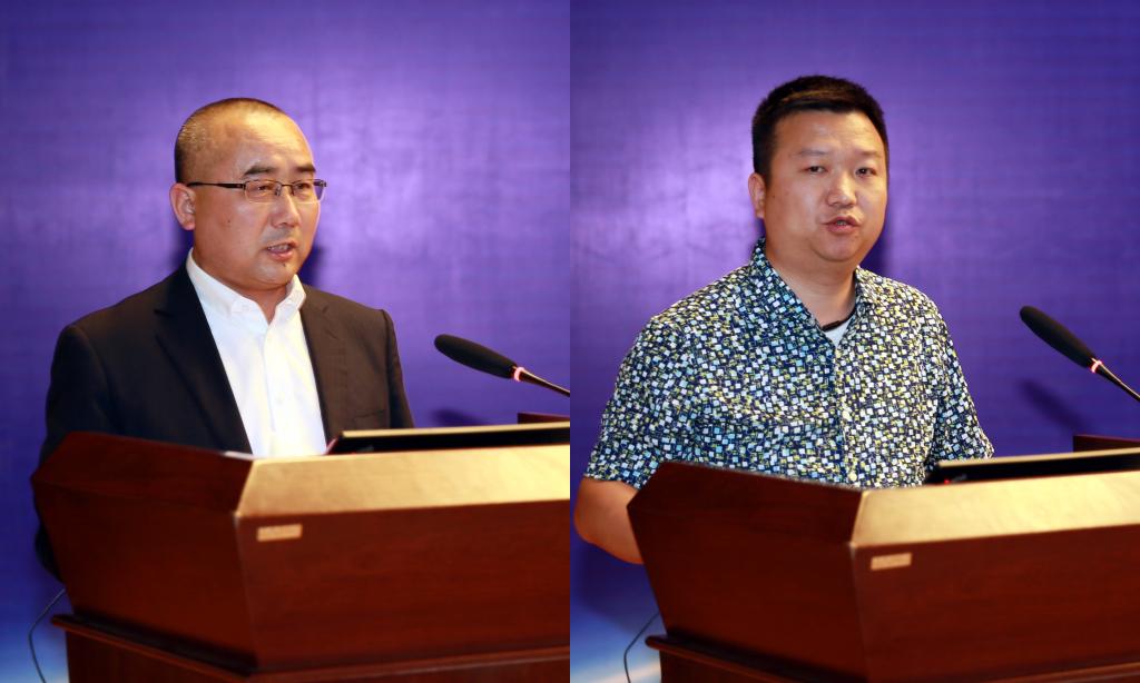 陕西正泰智能电气有限公司董事高生林、珠海华宇金属有限公司总经理廖军代表企业发言