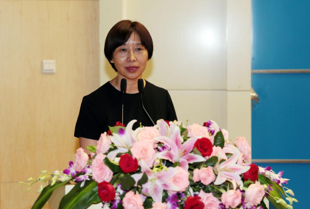 乐游棋牌院长张晓云致辞