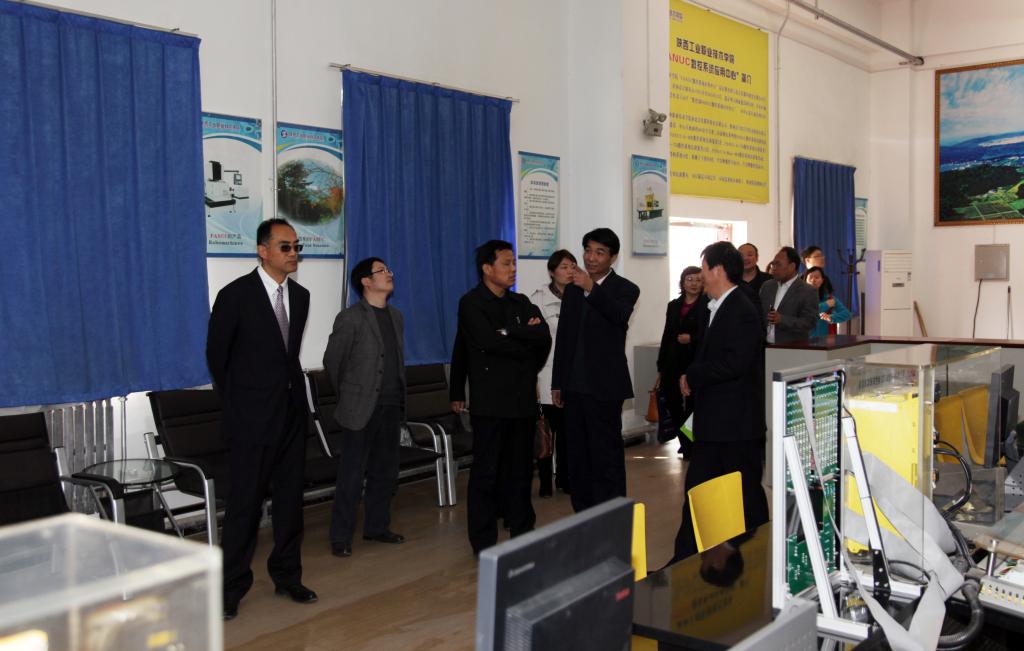 党广录副主席一行考察发那科数控系统应用中心